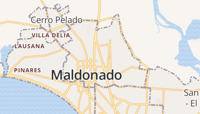 Maldonado online kaart