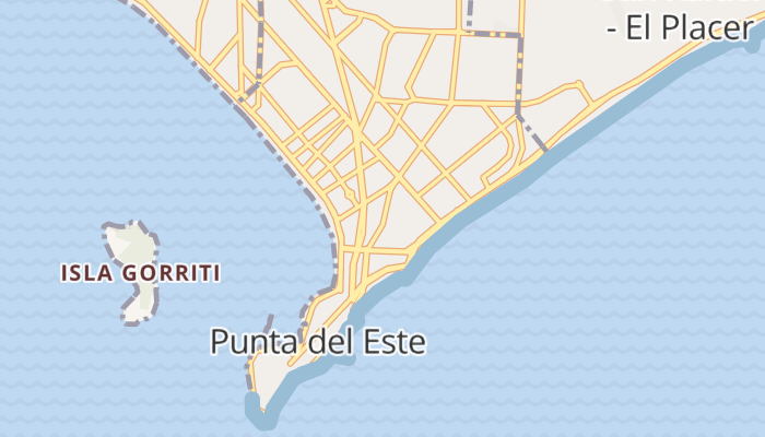 Punta del Este online kaart