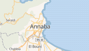 Annaba - szczegółowa mapa Google
