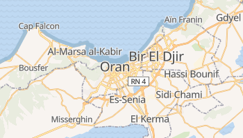 Oran - szczegółowa mapa Google