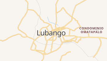 Lubango - szczegółowa mapa Google