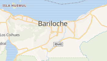 Bariloche - szczegółowa mapa Google