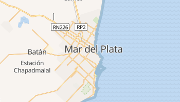 Mar del Plata - szczegółowa mapa Google
