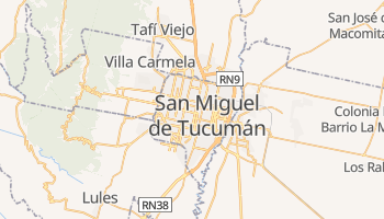 Tucumán - szczegółowa mapa Google