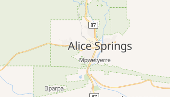 Alice Springs - szczegółowa mapa Google