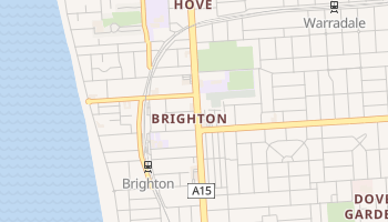 Brighton - szczegółowa mapa Google
