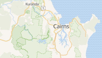 Cairns - szczegółowa mapa Google