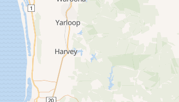 Harvey - szczegółowa mapa Google