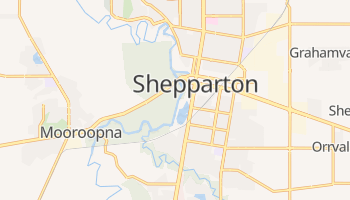 Shepparton - szczegółowa mapa Google