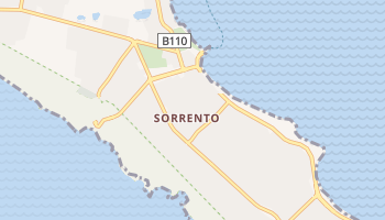 Sorrento - szczegółowa mapa Google
