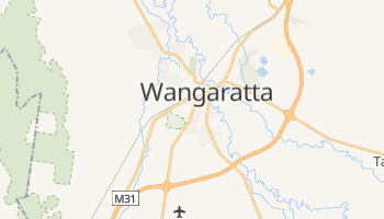 Wangaratta - szczegółowa mapa Google