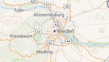 Wiedeń - szczegółowa mapa Google