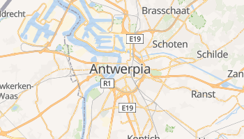 Antwerpia - szczegółowa mapa Google