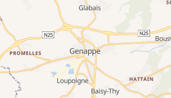 Genappe - szczegółowa mapa Google