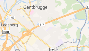 Gentbrugge - szczegółowa mapa Google