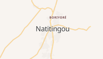 Natitingou - szczegółowa mapa Google