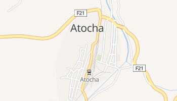Madryt Atocha - szczegółowa mapa Google