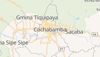 Cochabamba - szczegółowa mapa Google