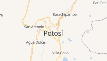 Potosí - szczegółowa mapa Google