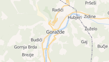 Goražde - szczegółowa mapa Google