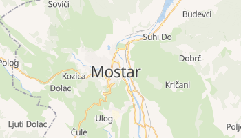 Mostar - szczegółowa mapa Google