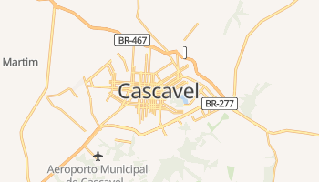 Cascavel - szczegółowa mapa Google