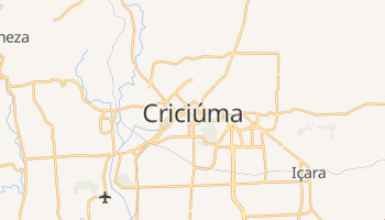Criciúma - szczegółowa mapa Google
