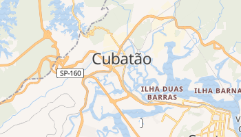 Cubatão - szczegółowa mapa Google