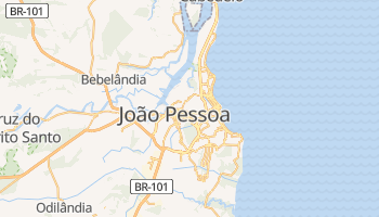 João Pessoa - szczegółowa mapa Google