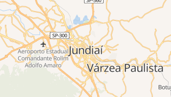 Jundiaí - szczegółowa mapa Google