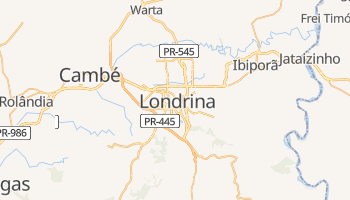 Londrina - szczegółowa mapa Google