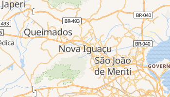 Nova Iguaçu - szczegółowa mapa Google