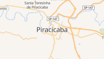 Piracicaba - szczegółowa mapa Google