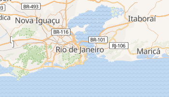 Rio de Janeiro - szczegółowa mapa Google