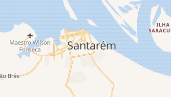 Santarém - szczegółowa mapa Google