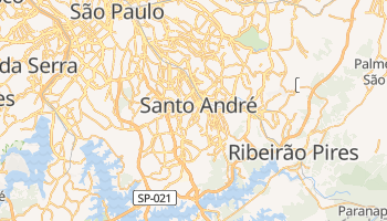 Santo André - szczegółowa mapa Google