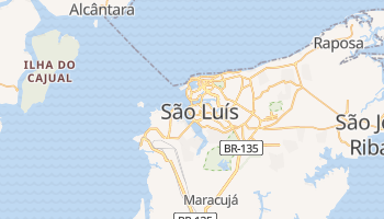 São Luís - szczegółowa mapa Google