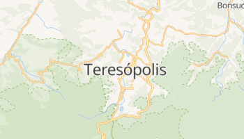 Teresópolis - szczegółowa mapa Google