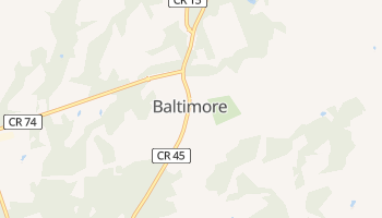 Baltimore - szczegółowa mapa Google