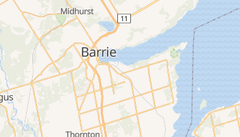 Barrie - szczegółowa mapa Google