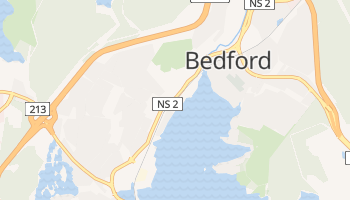 Bedford - szczegółowa mapa Google