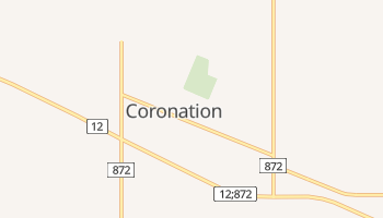 Koronacja - szczegółowa mapa Google