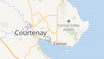 Courtenay - szczegółowa mapa Google