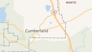 Cumberland - szczegółowa mapa Google