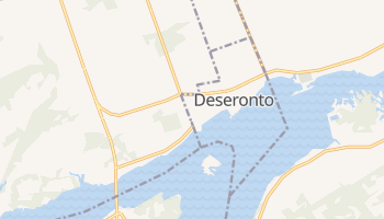Deseronto - szczegółowa mapa Google