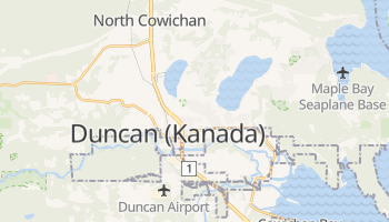 Duncan - szczegółowa mapa Google
