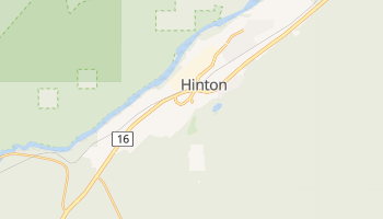 Hinton - szczegółowa mapa Google