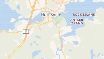 Huntsville - szczegółowa mapa Google