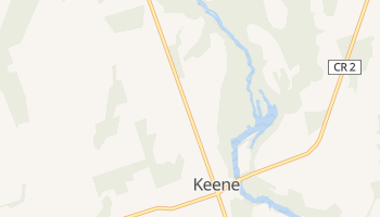 Keene - szczegółowa mapa Google
