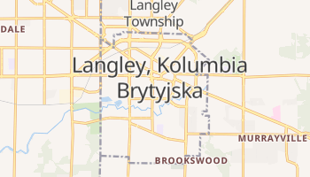 Langley - szczegółowa mapa Google